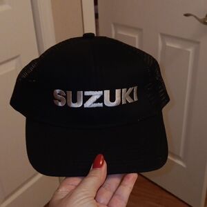 Port Authority Suzuki Black Mesh Cap